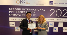 The EDB receives the PPP Award for International Partner of the Year