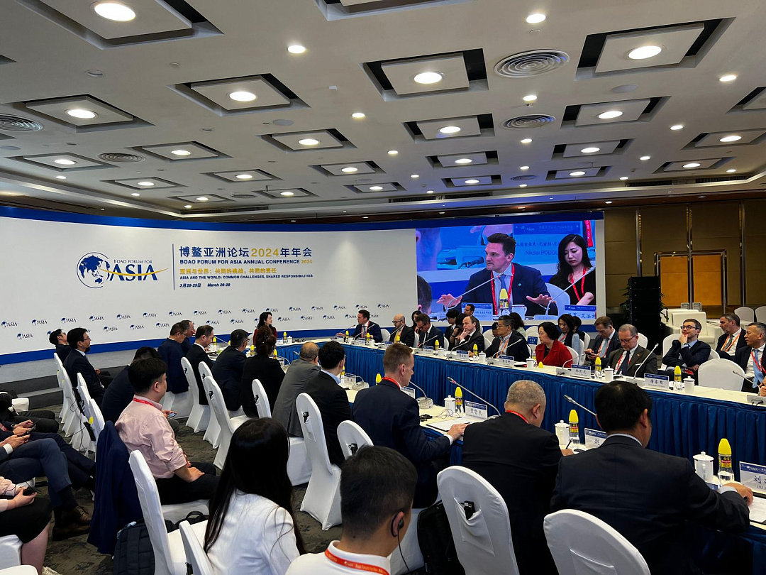 Nikolai Podguzov, Chairman of the EDB Management Board, highlights the substantial potential for cooperation between China and Central Asia at the Boao Forum